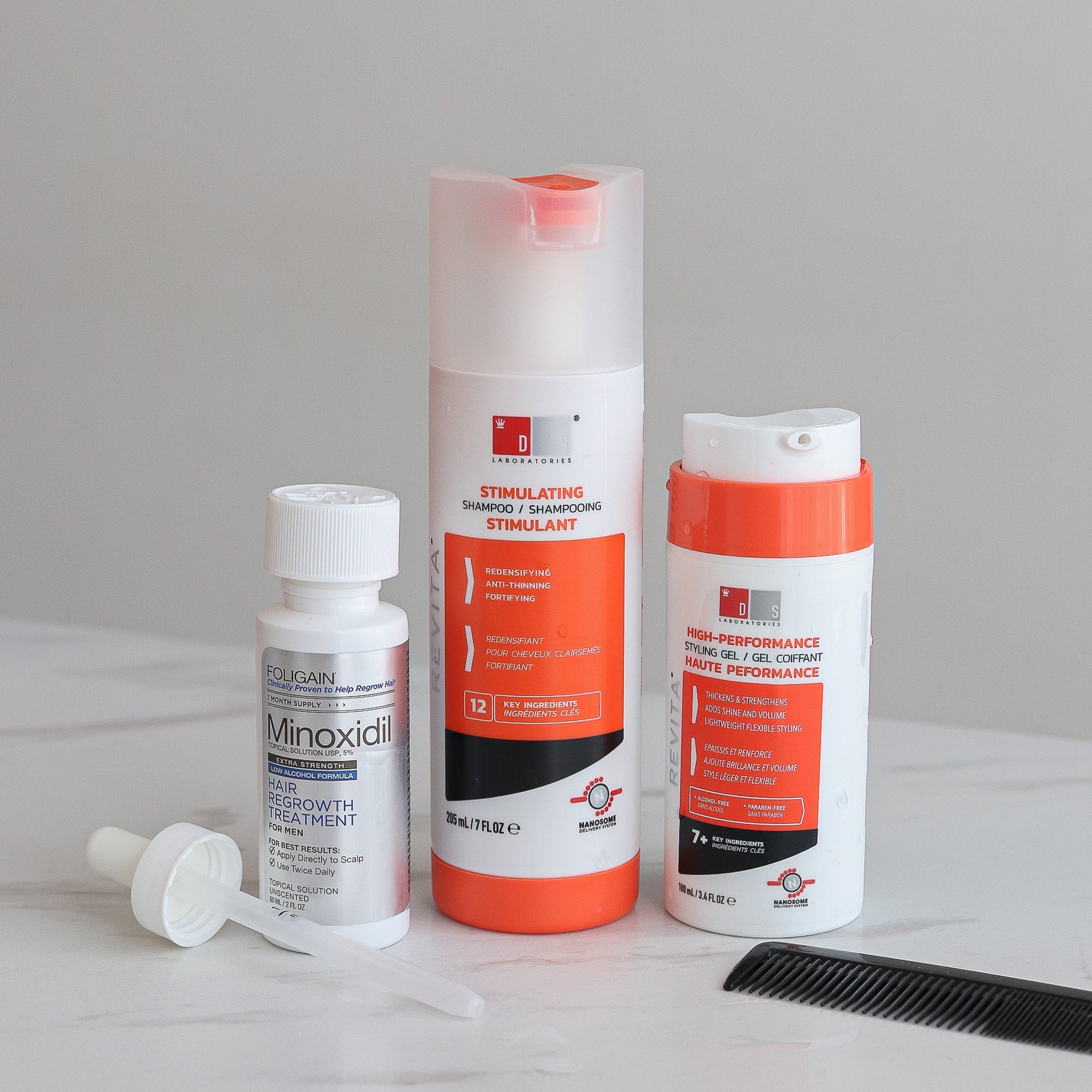 Los productos para detener la caída de cabello
