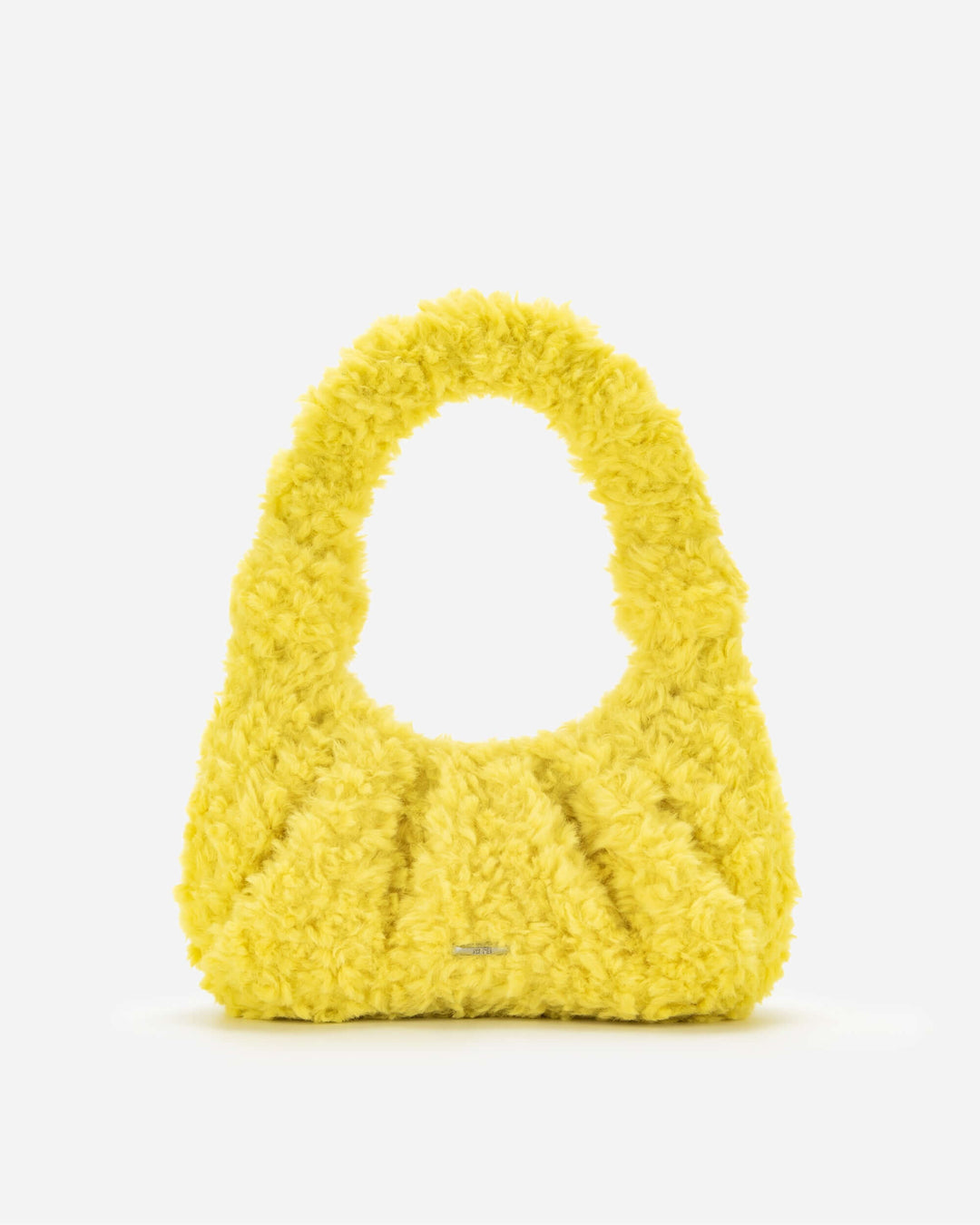 Gabbi Faux Fur Bolso Hobo - Amarillo