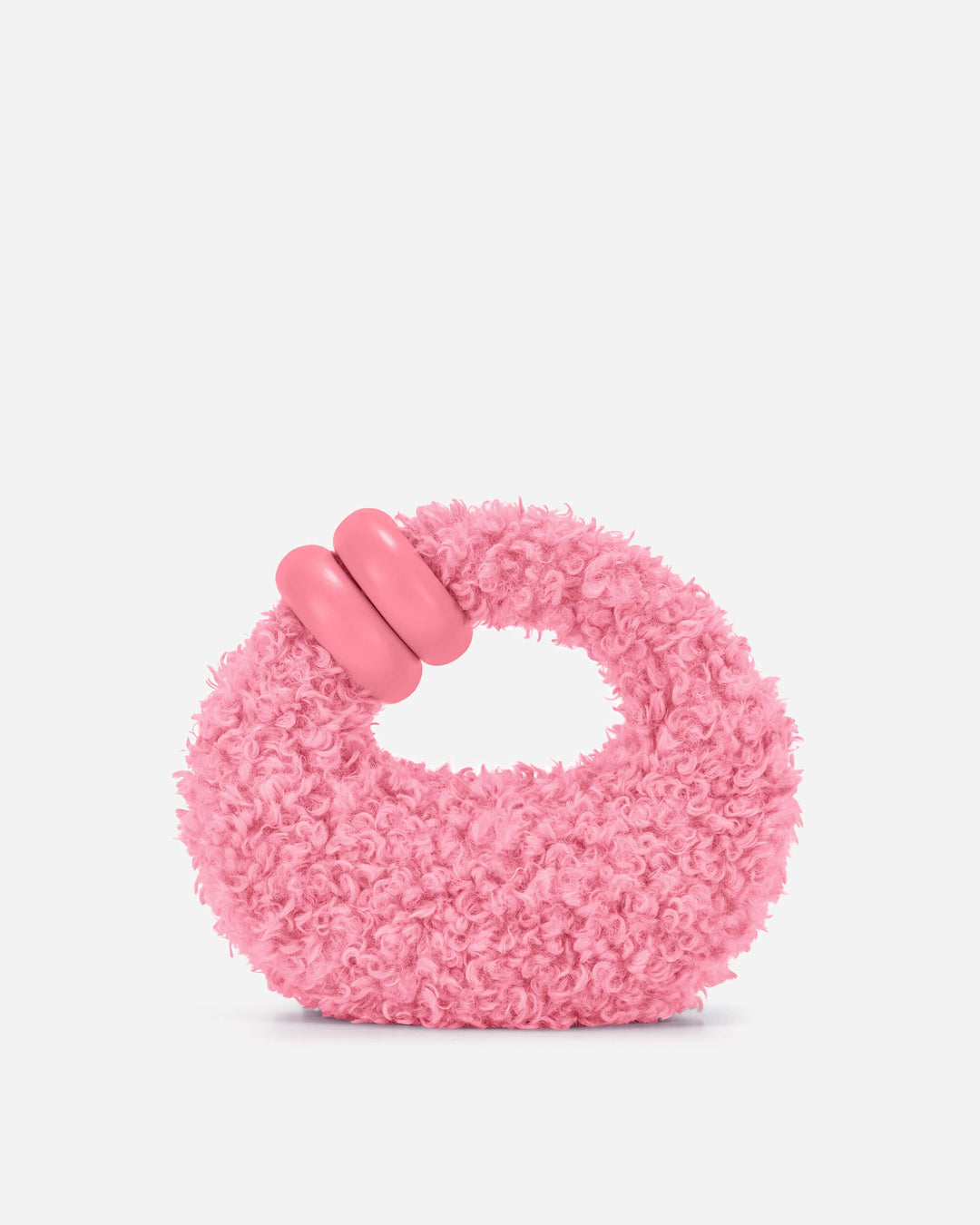Bolso Abacus De Piel Sintética Con Asa Superior - Rosa