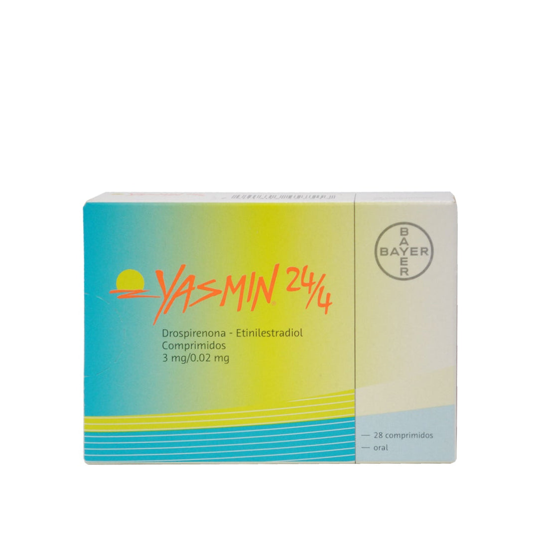 Anticonceptivos - Yasmín 24/4 3mg/0.02mg 28 Comprimidos