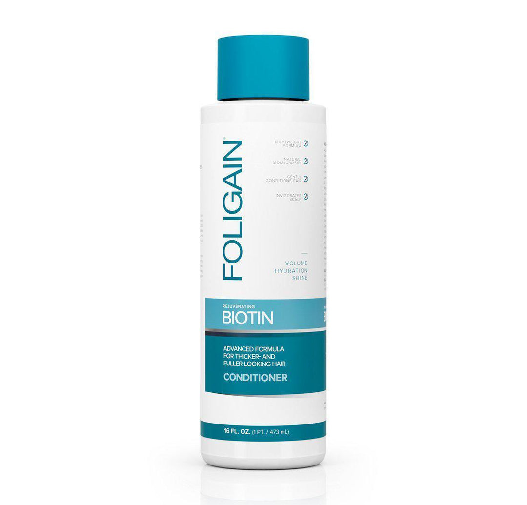ROMANA-Descripción El acondicionador rejuvenecedor de biotina mezclado con ingredientes orgánicos de alto rendimiento agrega volumen y dimensión para un cabello más grueso, más lleno y de aspecto más saludable. Cuidadosamente elaborado a partir de biotina nutritiva, ácidos grasos omega y humectantes naturales que incluyen aceite de argán, palma enana americana y proteína de soja, este acondicionador enriquecido con bondad, sin parabenos ni sulfatos de la marca confiable de FOLIGAIN® es imprescin