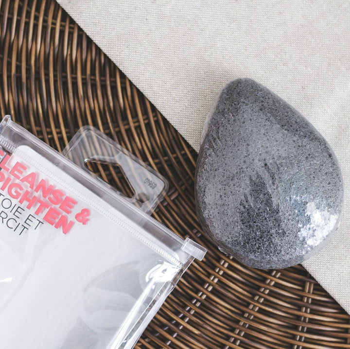 Konjac Turmeric. Esponja carbón activado 1 pz