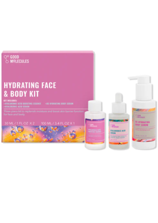 Kit hidratante para rostro y cuerpo