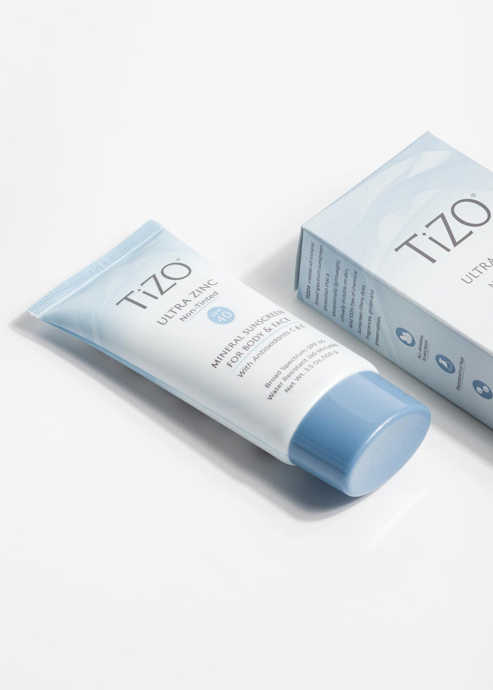 Tizo Body & face ultra zinc SPF40. Protector solar sin color 100 g
