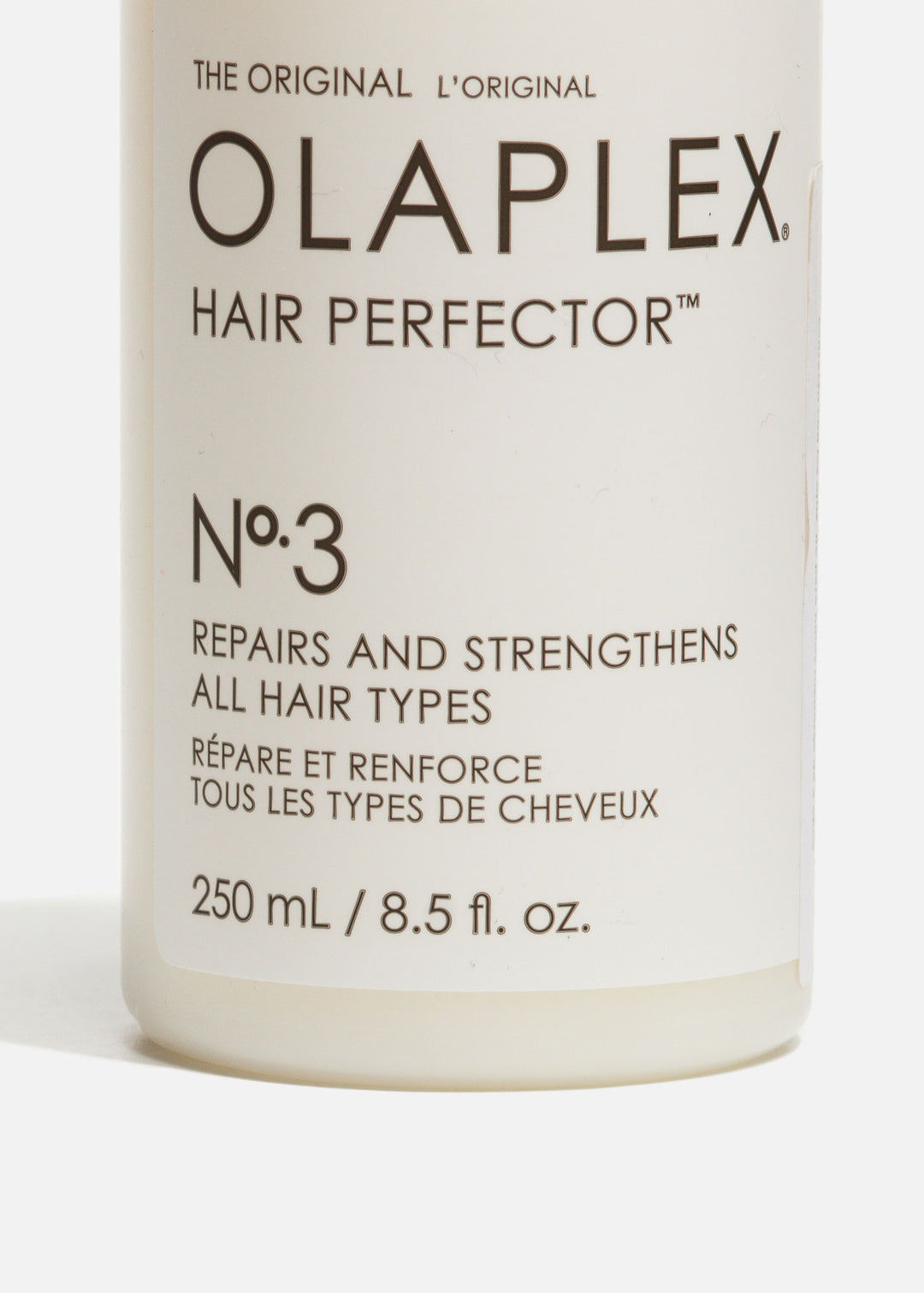 No 3 Hair perfector.  Tratamiento para el cabello dañado sin hidratante 100 y 250 ml