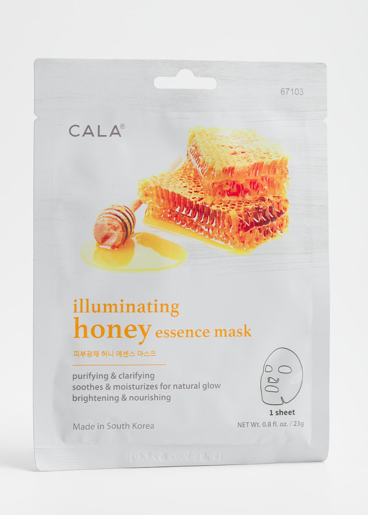 Mascarillas faciales esencia de miel iluminadora 5pcs