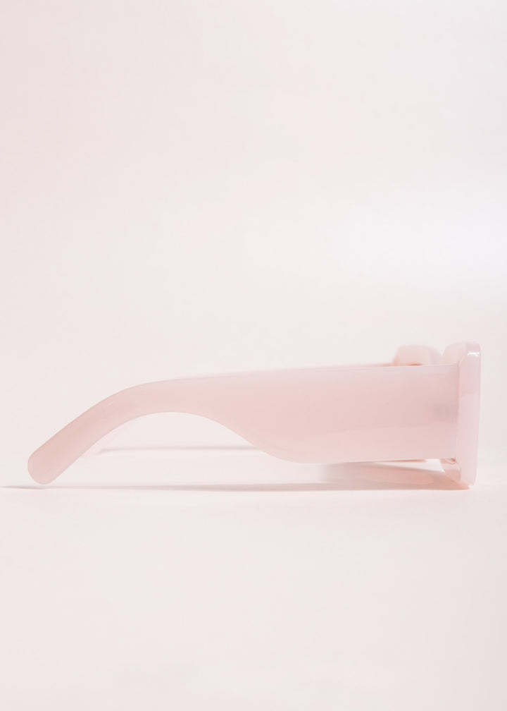 Gafas de sol rect-angle soft pink
