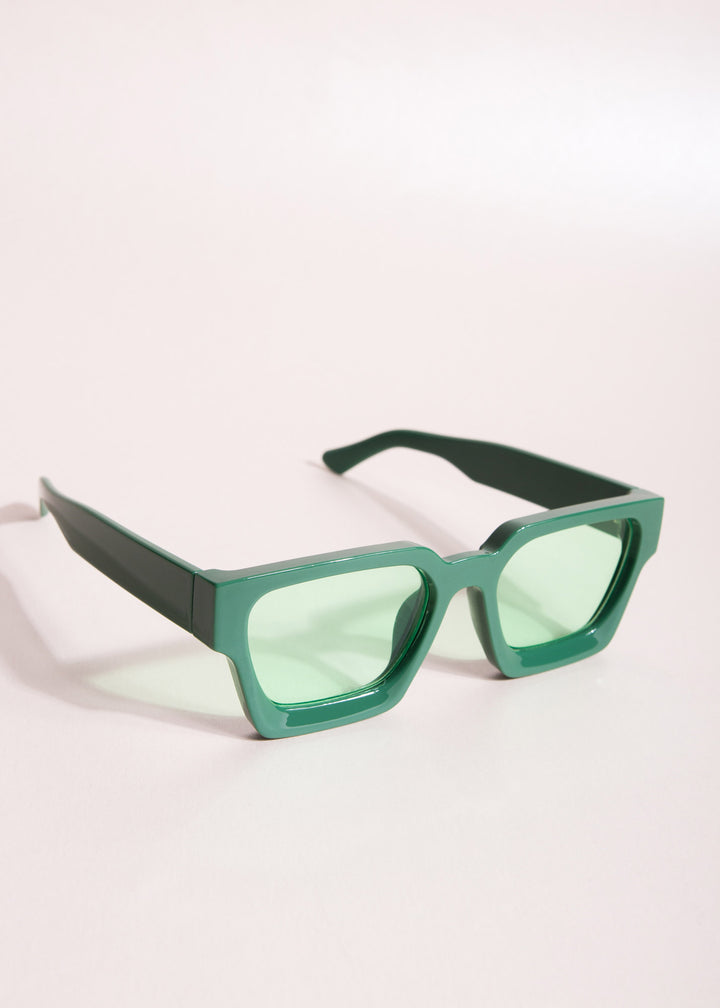 Gafas de sol hexa leaf green