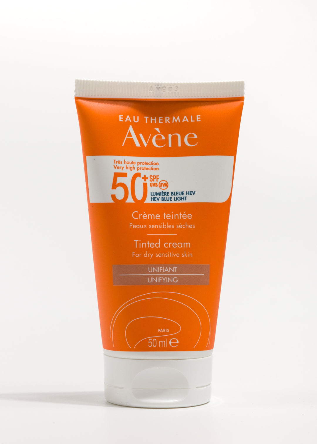 Avene Crema Facial Con Color FPS50+ 50ml - Protector solar - Piel sensible y seca