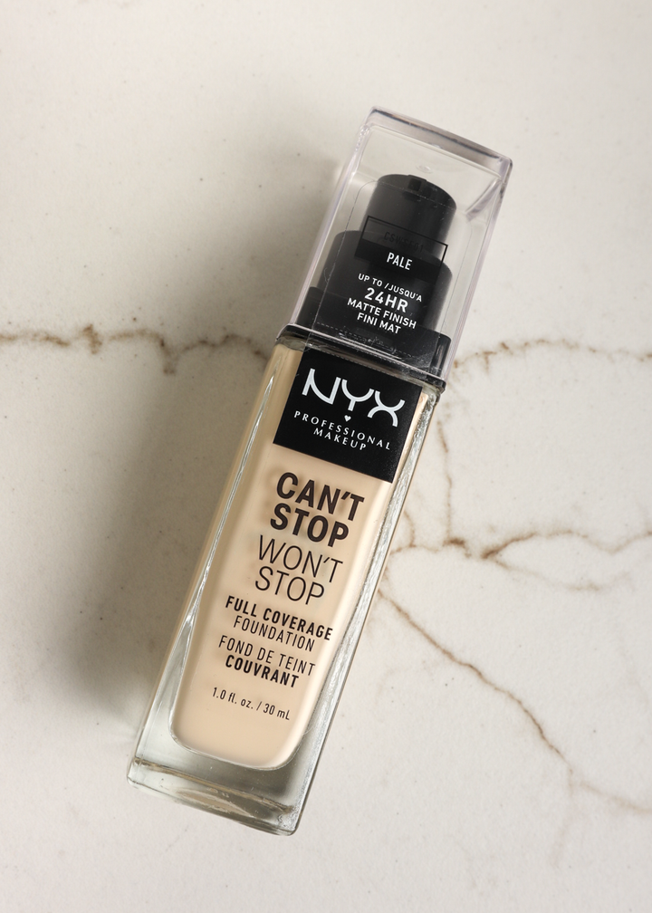 Romana NYX Cant't Stop Won't Stop Full Coverage Foundation - Base de Maquillaje