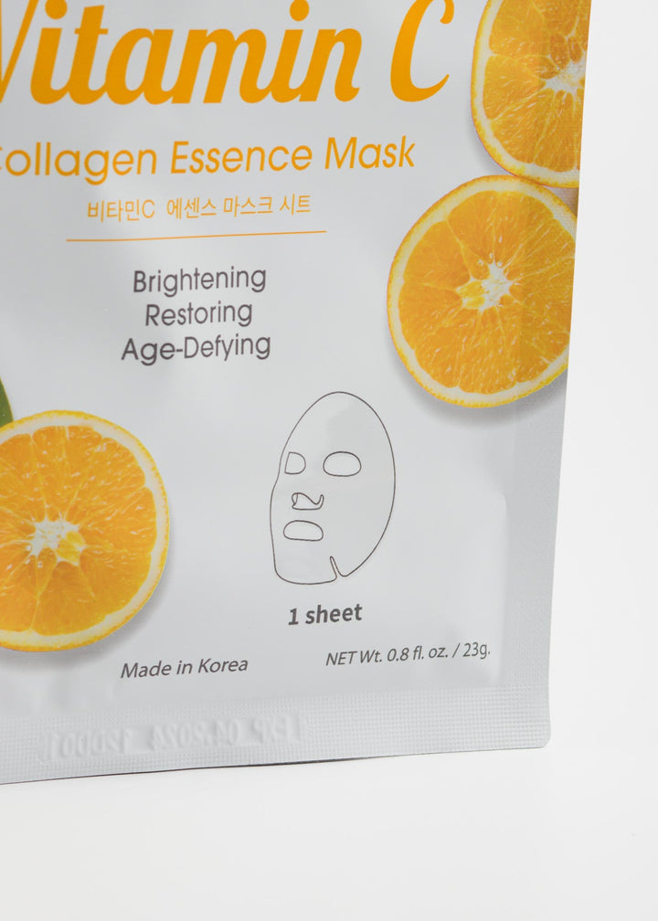 Mascarillas faciales essence vitamina C colageno 5