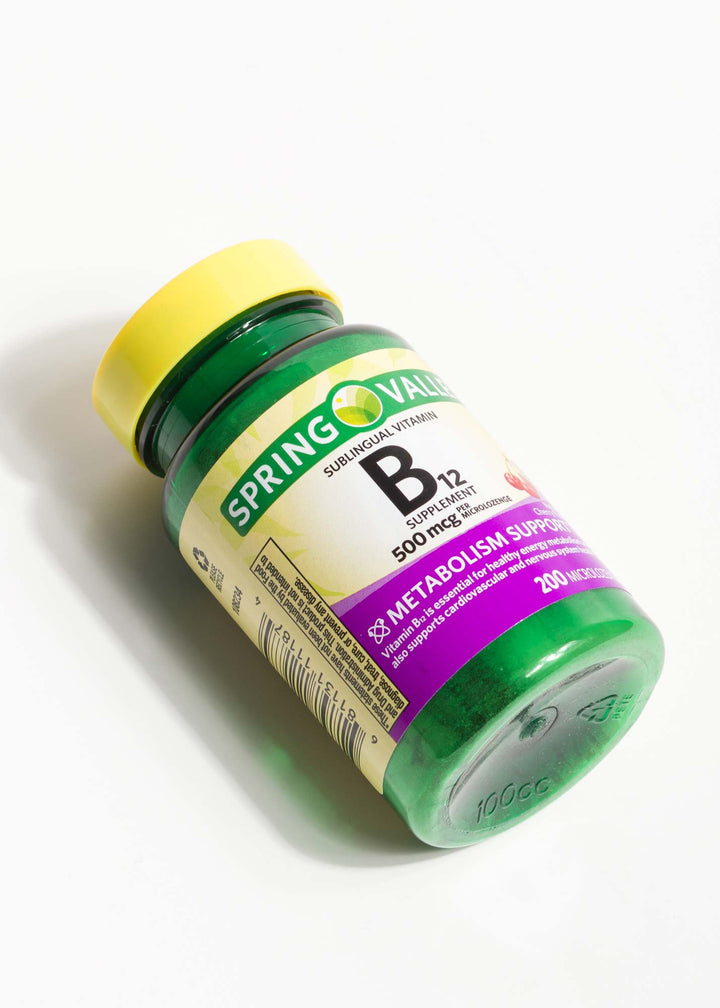 Vitaminas - Vitamina B12 500mcg Sabor Cereza 200ct